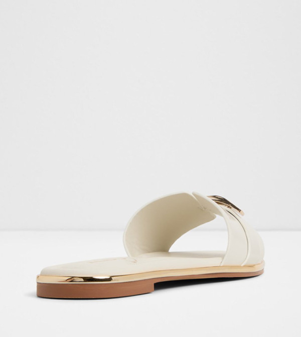 Aldo Aldo - Off White Flat Sandals