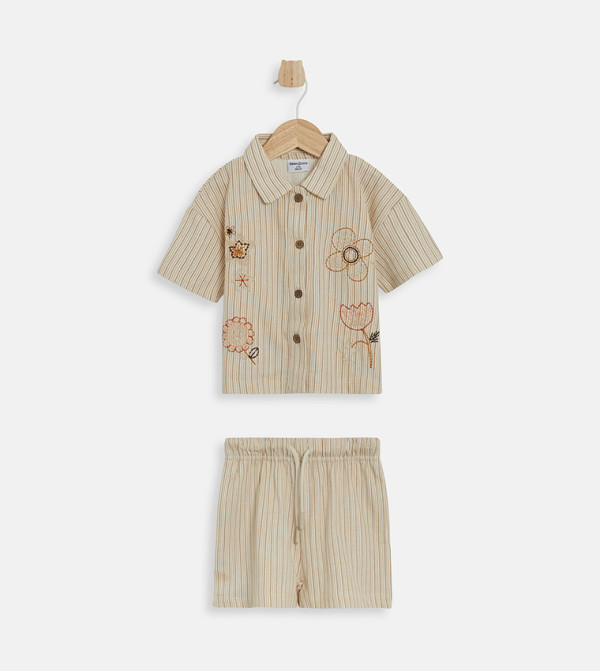 BABIES & MORE cool-kid-uniforms-k - Beige Clothing Sets