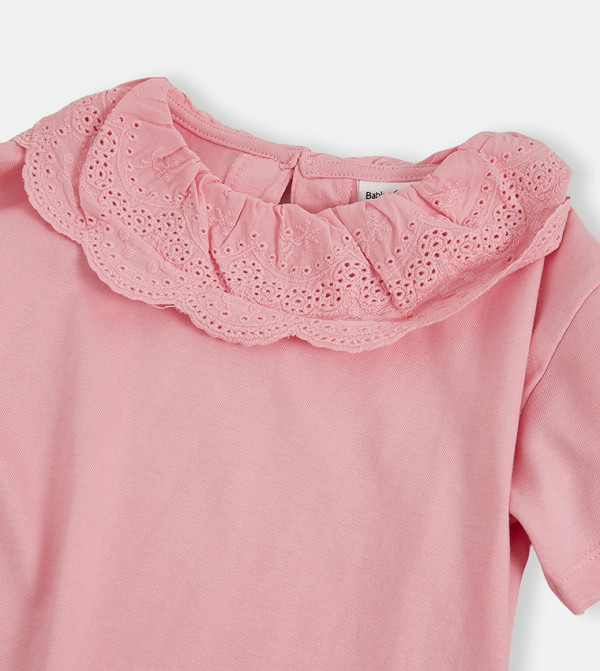 BABIES & MORE  preppy-layers - Pink Tops