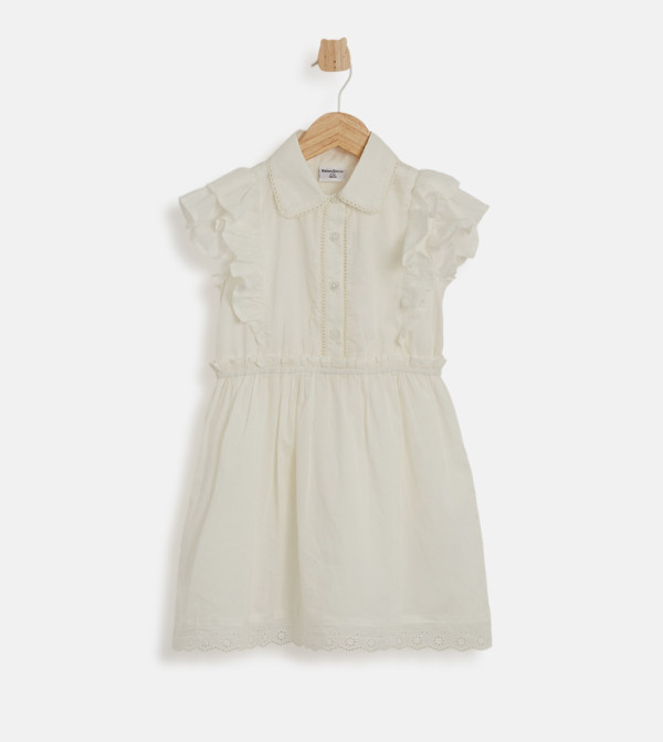 BABIES & MORE  - Off White Casual Dress