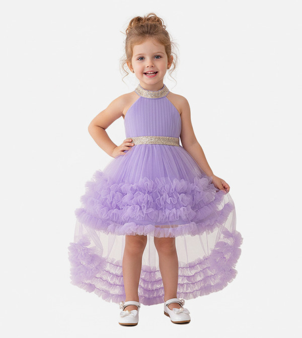 Ddaniela  Party Dress - Purple Party Dress