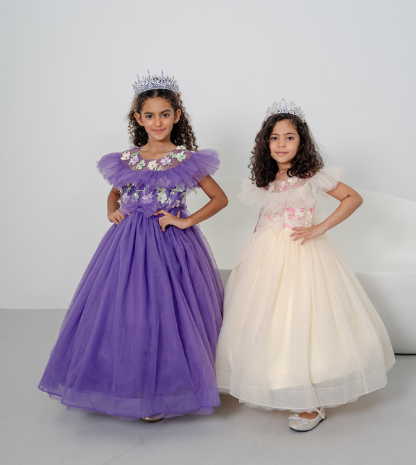 Ddaniela  kids ramadan dresses - Beige Party Dress