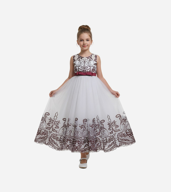 Ddaniela Dresses - Maroon Party Dress