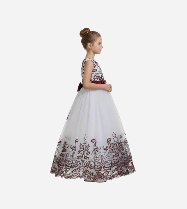 Ddaniela Dresses - Maroon Party Dress