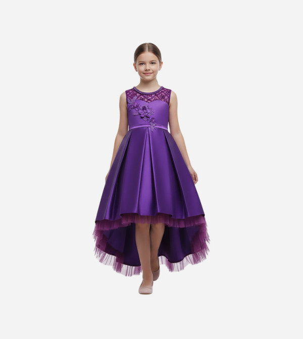 Ddaniela  Party Dress - Purple Party Dress