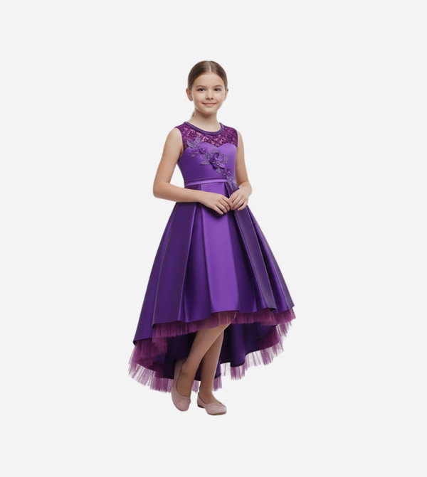 Ddaniela  Party Dress - Purple Party Dress