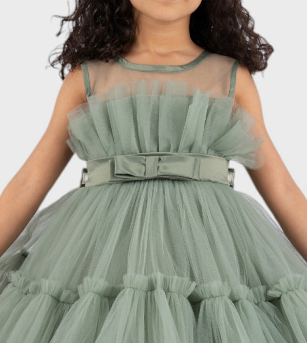 Ddaniela  twirl-worthy-styles-k - Green Party Dress