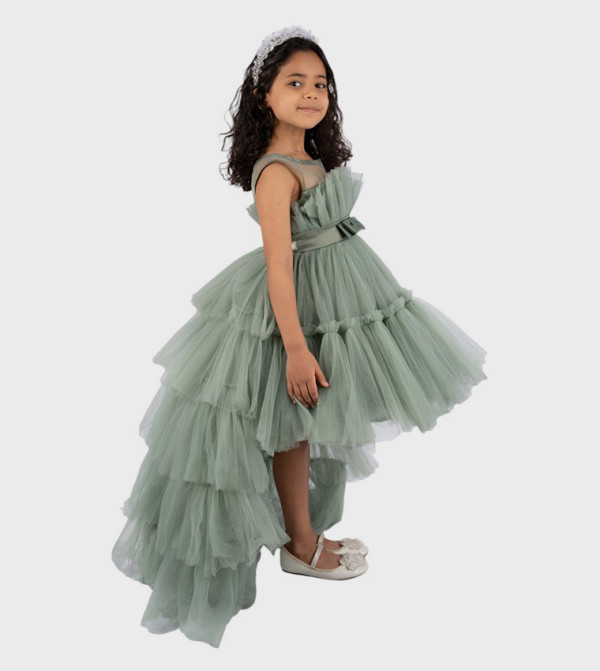 Ddaniela  twirl-worthy-styles-k - Green Party Dress