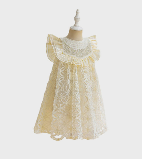 Ddaniela Party Dress - Cream Party Dress