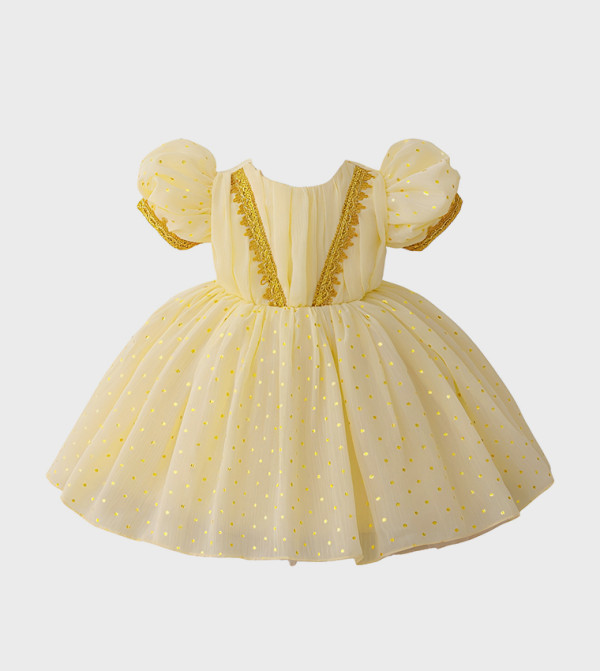 Ddaniela  Party Dress - Beige Party Dress