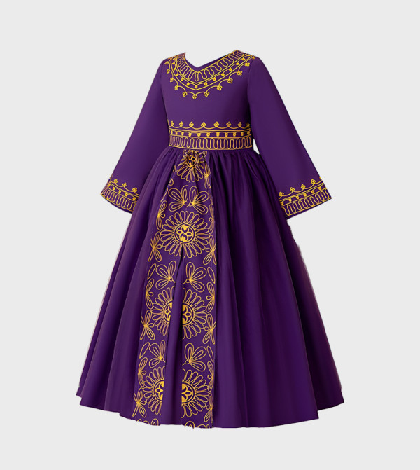 Ddaniela  Occasionwear - Purple Traditional clothing