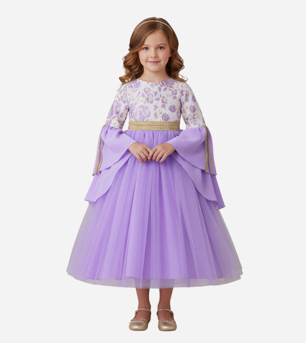 Ddaniela  Party Dress - Purple Party Dress