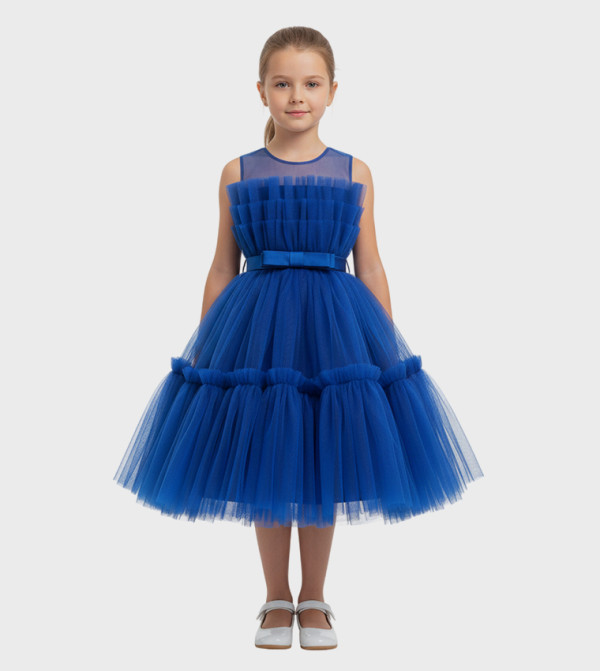 Ddaniela  Clothing - Blue Party Dress