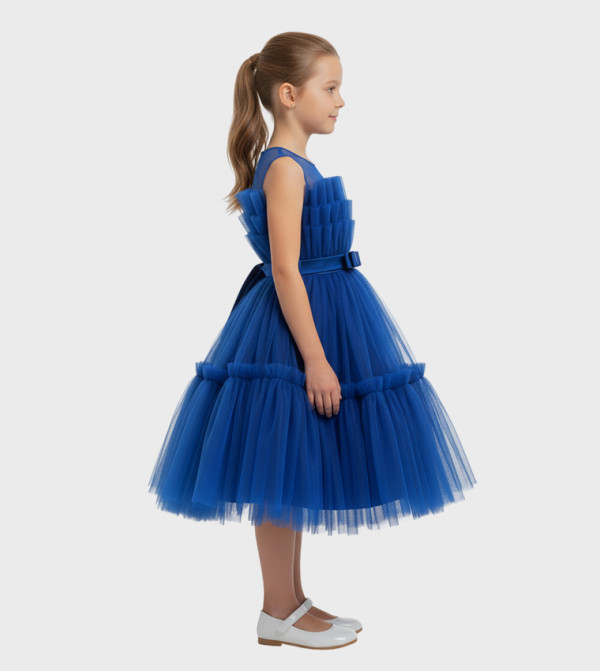 Ddaniela  Clothing - Blue Party Dress