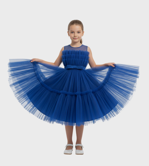 Ddaniela  Clothing - Blue Party Dress