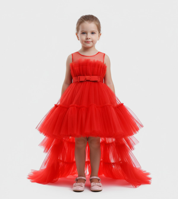 Ddaniela  Party Dress - Red Party Dress