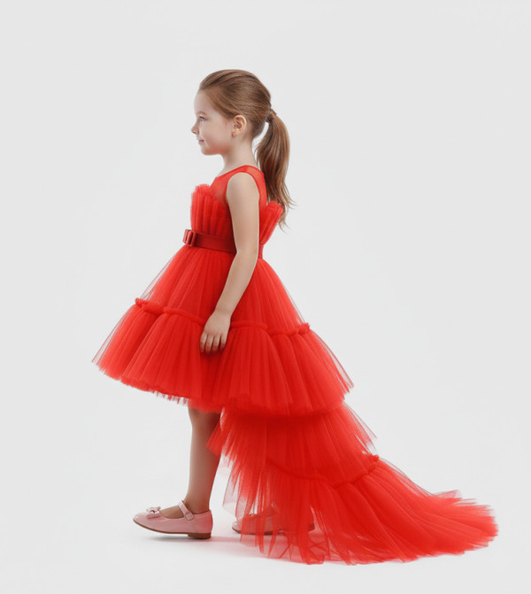 Ddaniela  Party Dress - Red Party Dress