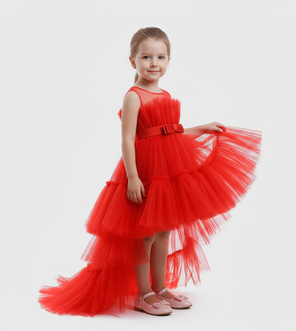 Ddaniela  Party Dress - Red Party Dress