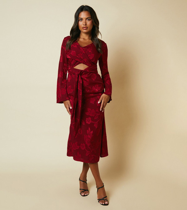 Coast x Debut London  - Red Midi Dresses