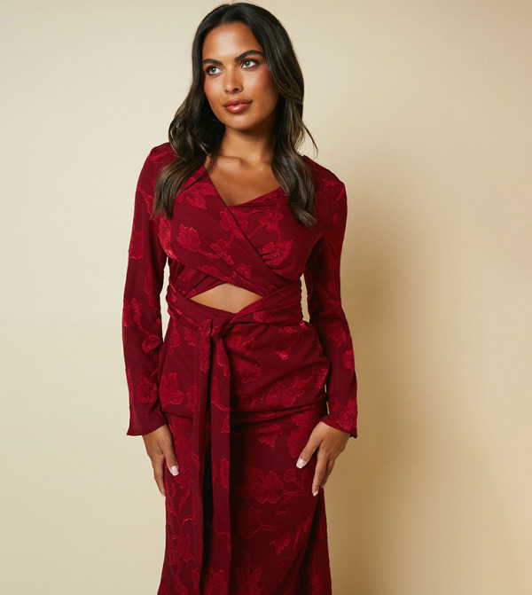 Coast x Debut London  - Red Midi Dresses