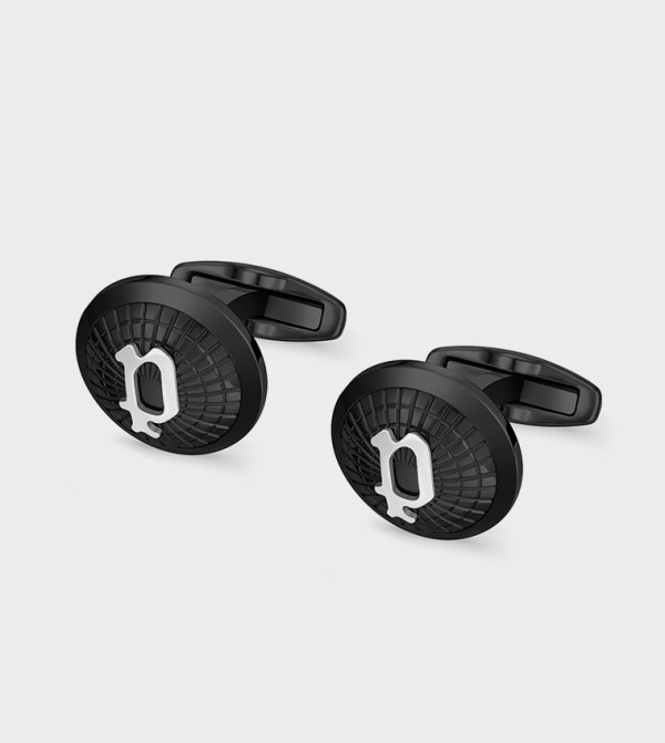 POLICE  - Black Cufflinks