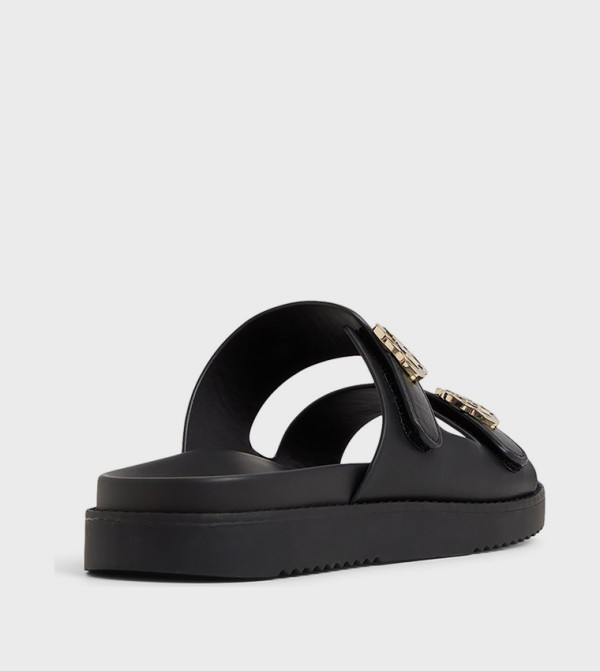 ألدو ألدو - أسود Flat Sandals