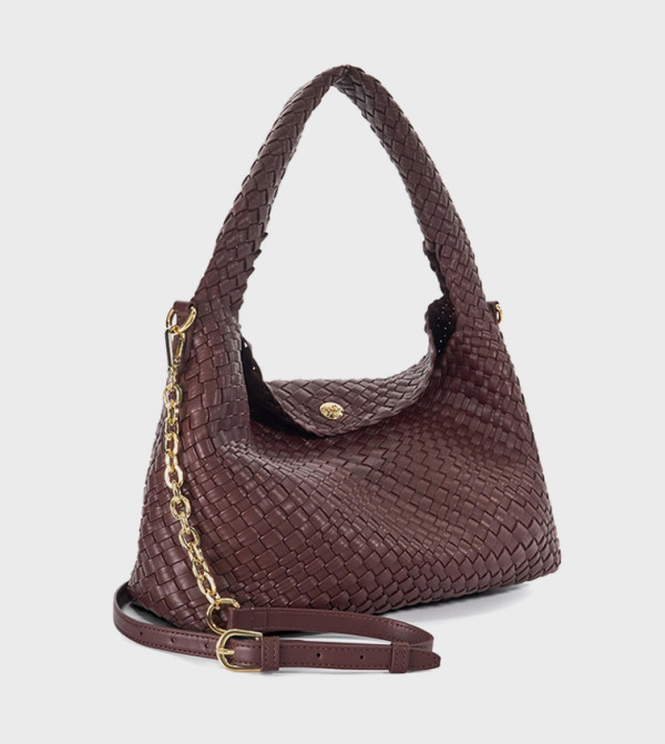Dune London accessories-affair-w - Burgundy Shoulder bags