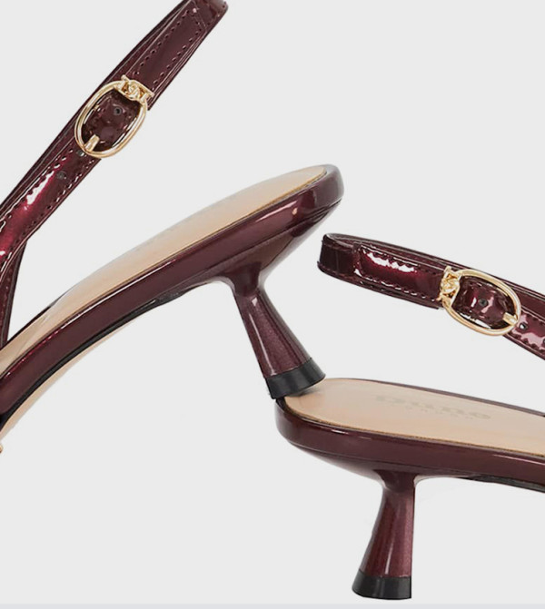 Dune London  Sandals - Burgundy Pumps