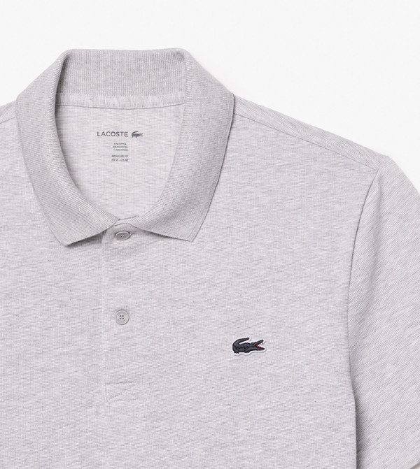 Lacoste Lacoste - Grey Polo T-shirts