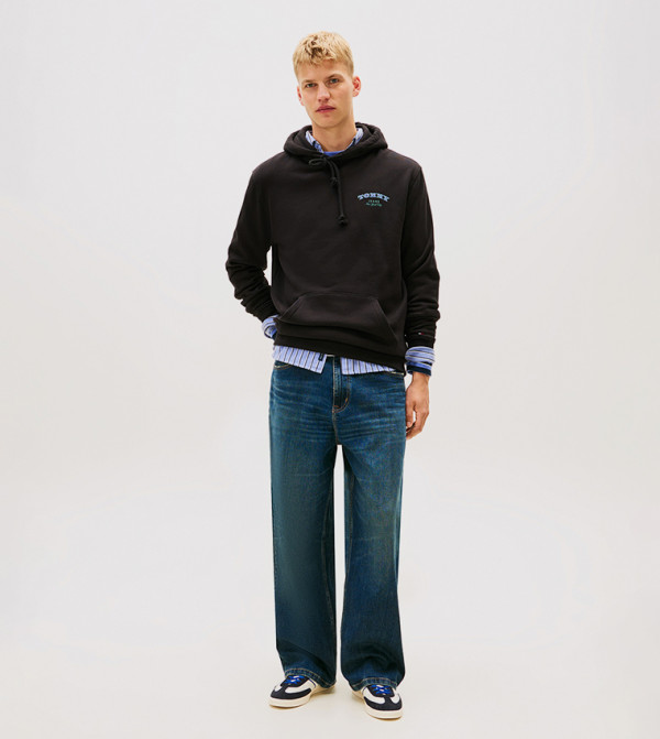 Tommy Jeans Clothing - Black Hoodies