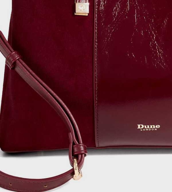 Dune London Bags - Burgundy Tote Bags