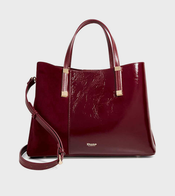 Dune London Bags - Burgundy Tote Bags