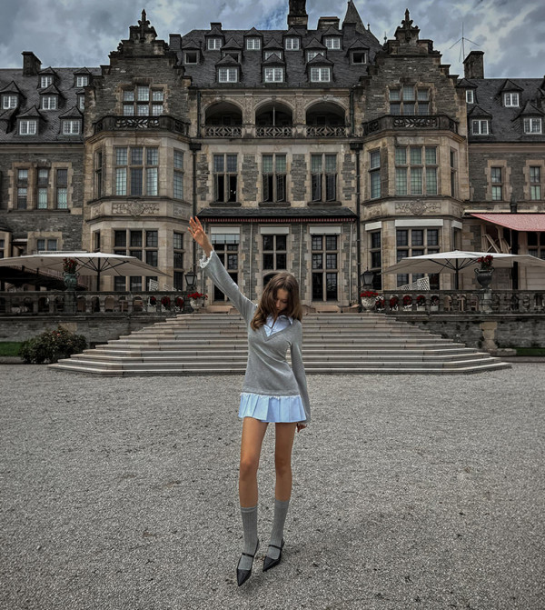 Lichi Lichi - Grey Mini Dresses