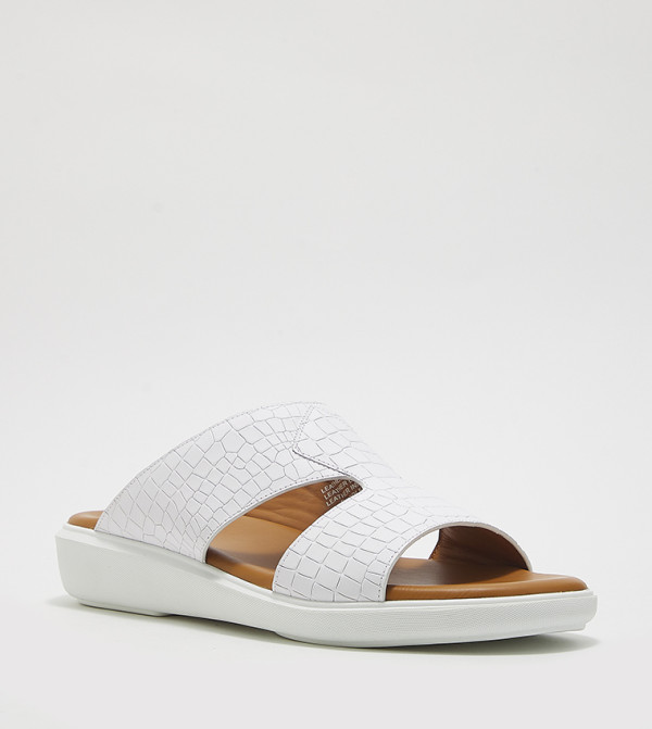 Dune London  Arabic Sandals - White Arabic Sandals