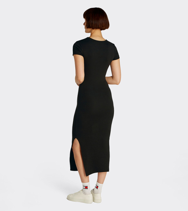 Tommy Jeans Casual Dresses - Black Midi Dresses