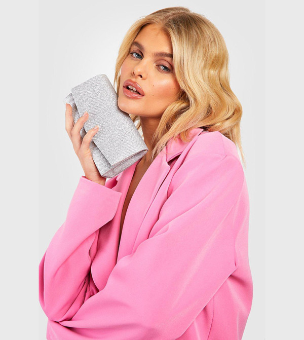 boohoo boohoo - Silver Clutches