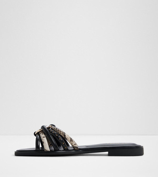 Aldo Shoes - Black Flat Sandals