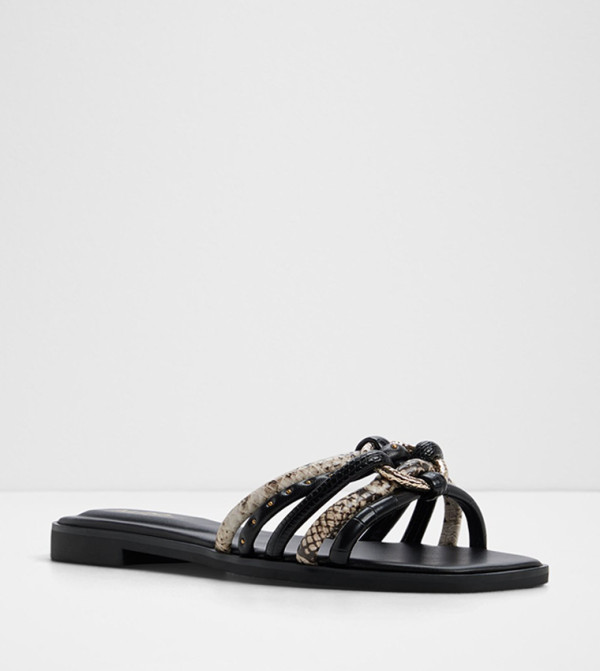 Aldo Shoes - Black Flat Sandals