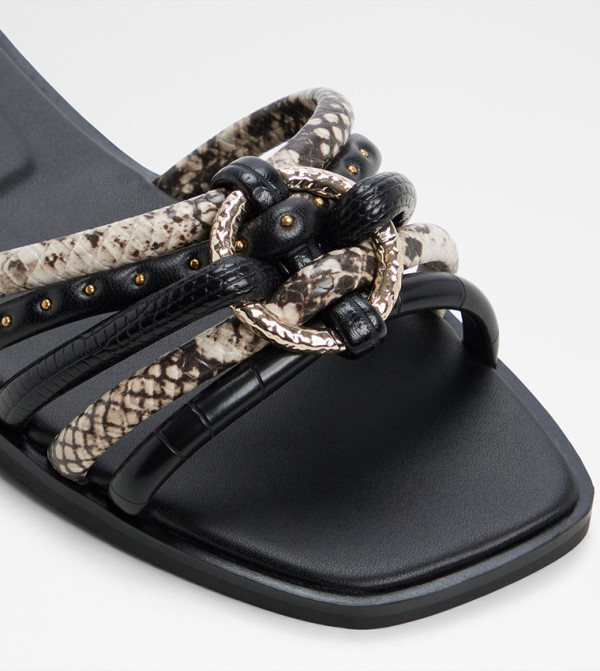Aldo Shoes - Black Flat Sandals