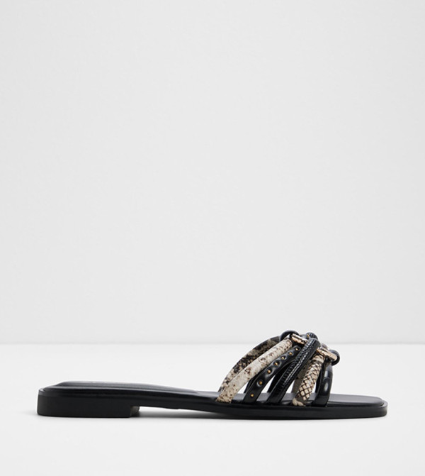 Aldo Shoes - Black Flat Sandals