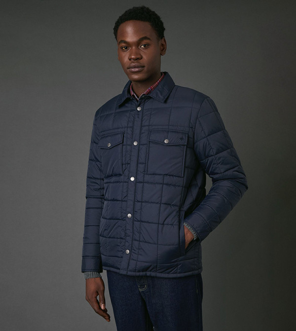 Maine Maine - Navy Puffer Jackets