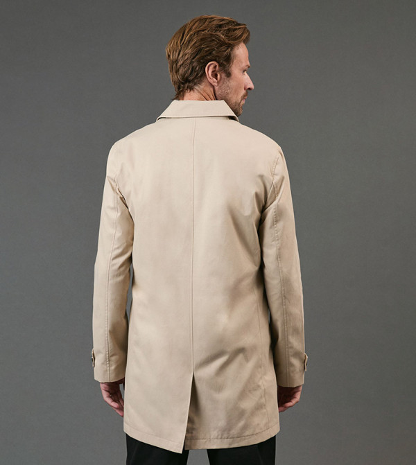 Maine  Overcoats - Beige Overcoats
