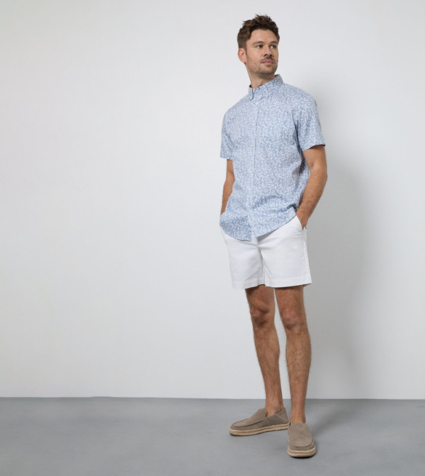 Maine Maine - Blue Short Sleeves