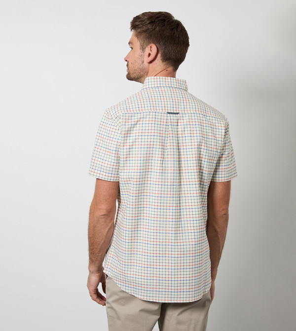 ماين ماين - أبيض Short Sleeves
