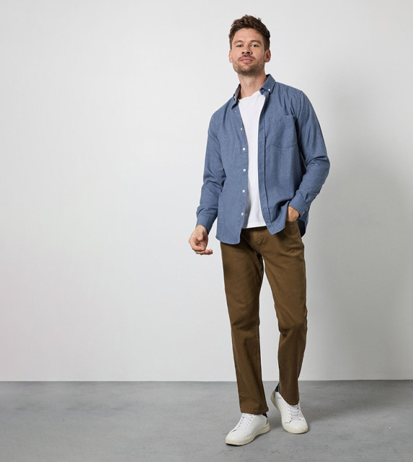 Maine Maine - Brown Slim Jeans
