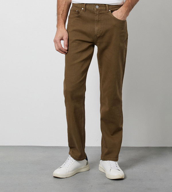 Maine Maine - Brown Slim Jeans