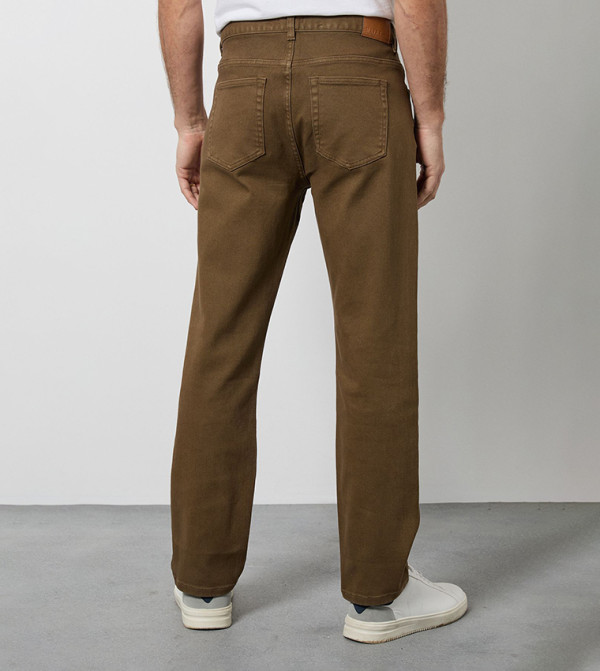 Maine Maine - Brown Slim Jeans