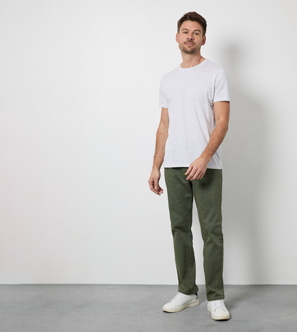 Maine Maine - Khaki Straight Jeans