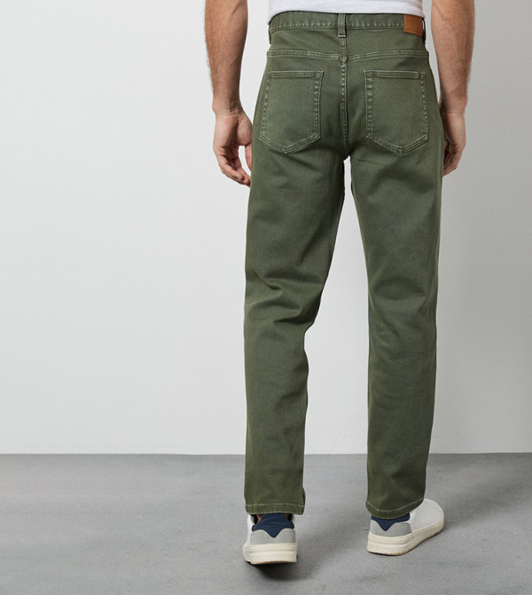 Maine Maine - Khaki Straight Jeans