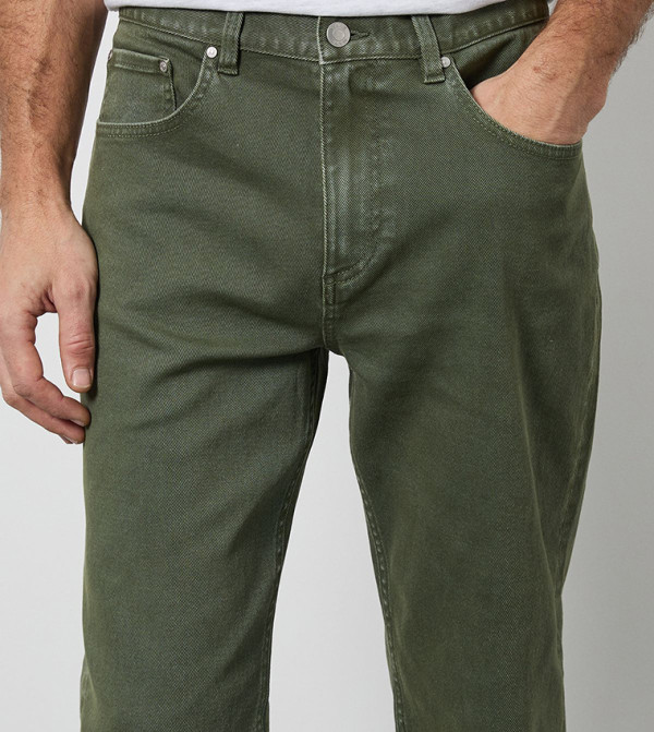 Maine Maine - Khaki Straight Jeans